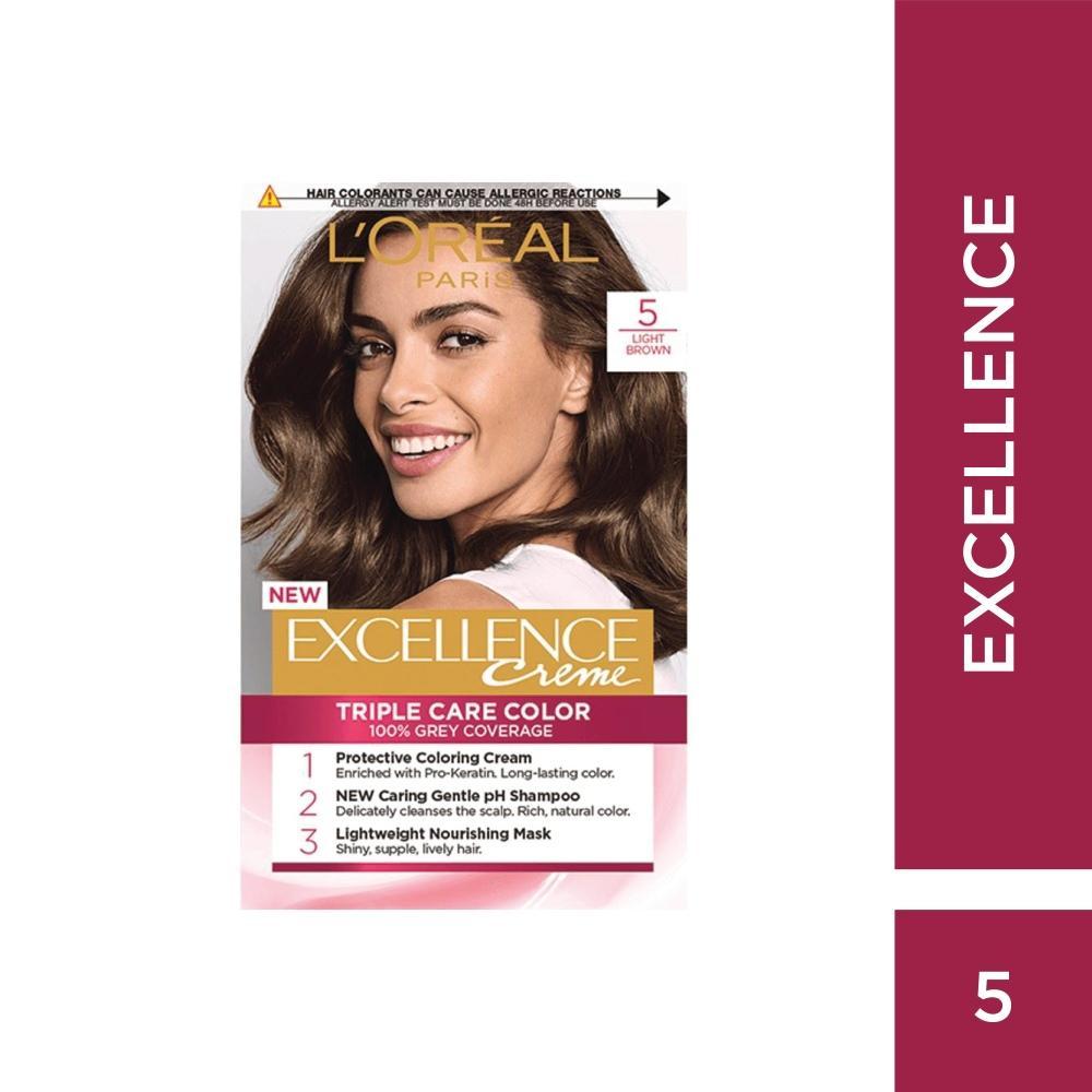 Excellence Crème Hair Dye L'Oréal Paris 5 Light Brown