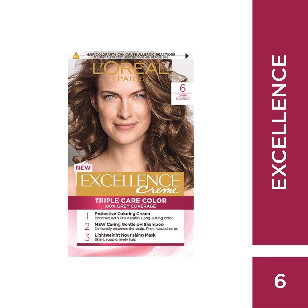 Excellence Crème Hair Dye L'Oréal Paris 6 Dark Blonde