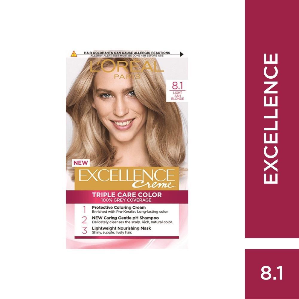 Excellence Crème Hair Dye L'Oréal Paris 8.1 Ash L Blonde