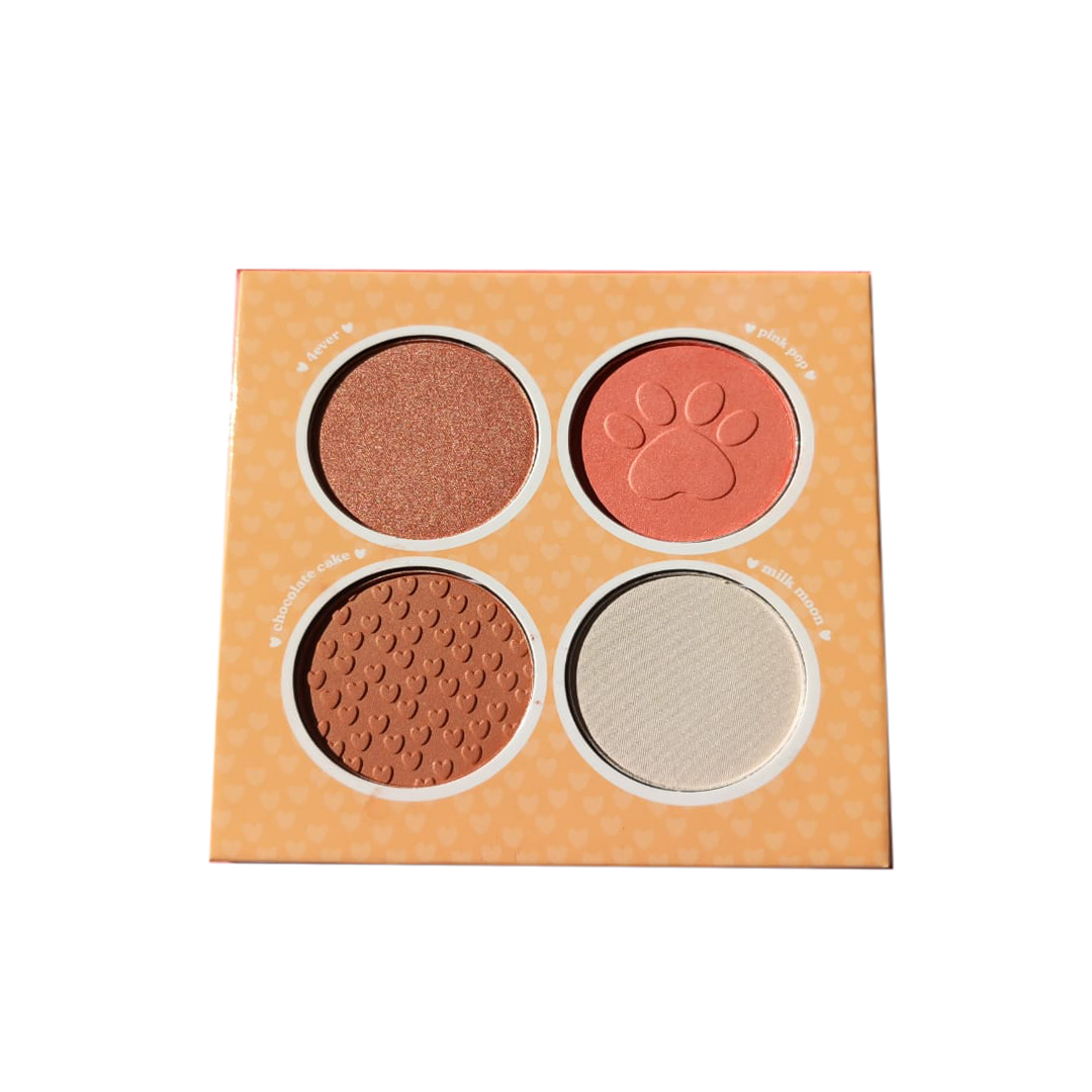 Blush Palette, Highlighter & Bronzer Cheek Glow Sohati Care
