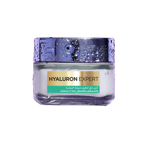 L'Oreal Paris Hyaluron Expert Moisturizer and Anti-Aging 8h Shine Control Replumping Gel -Cream