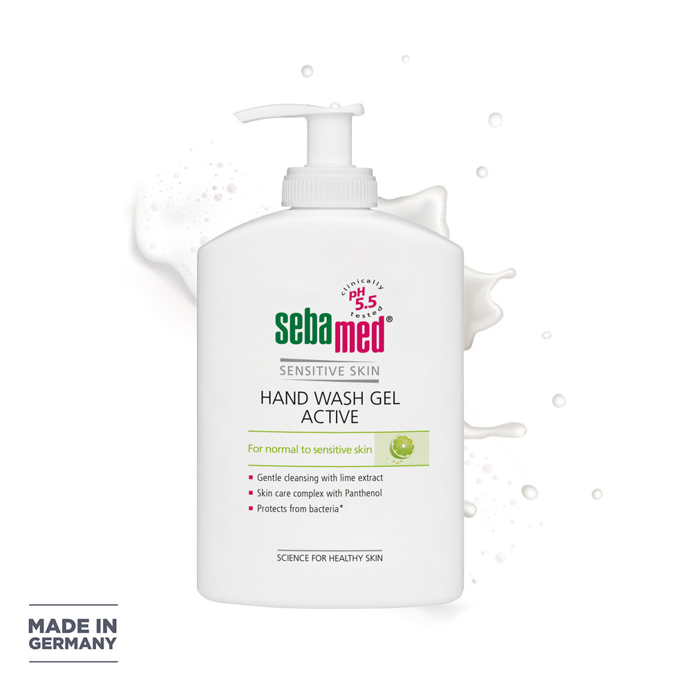 Hand Wash Gel Active With Pump 300 Ml