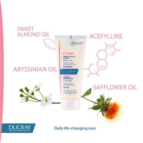 Ictyane Cleansing Shower Cream for Dry Skin 200ML