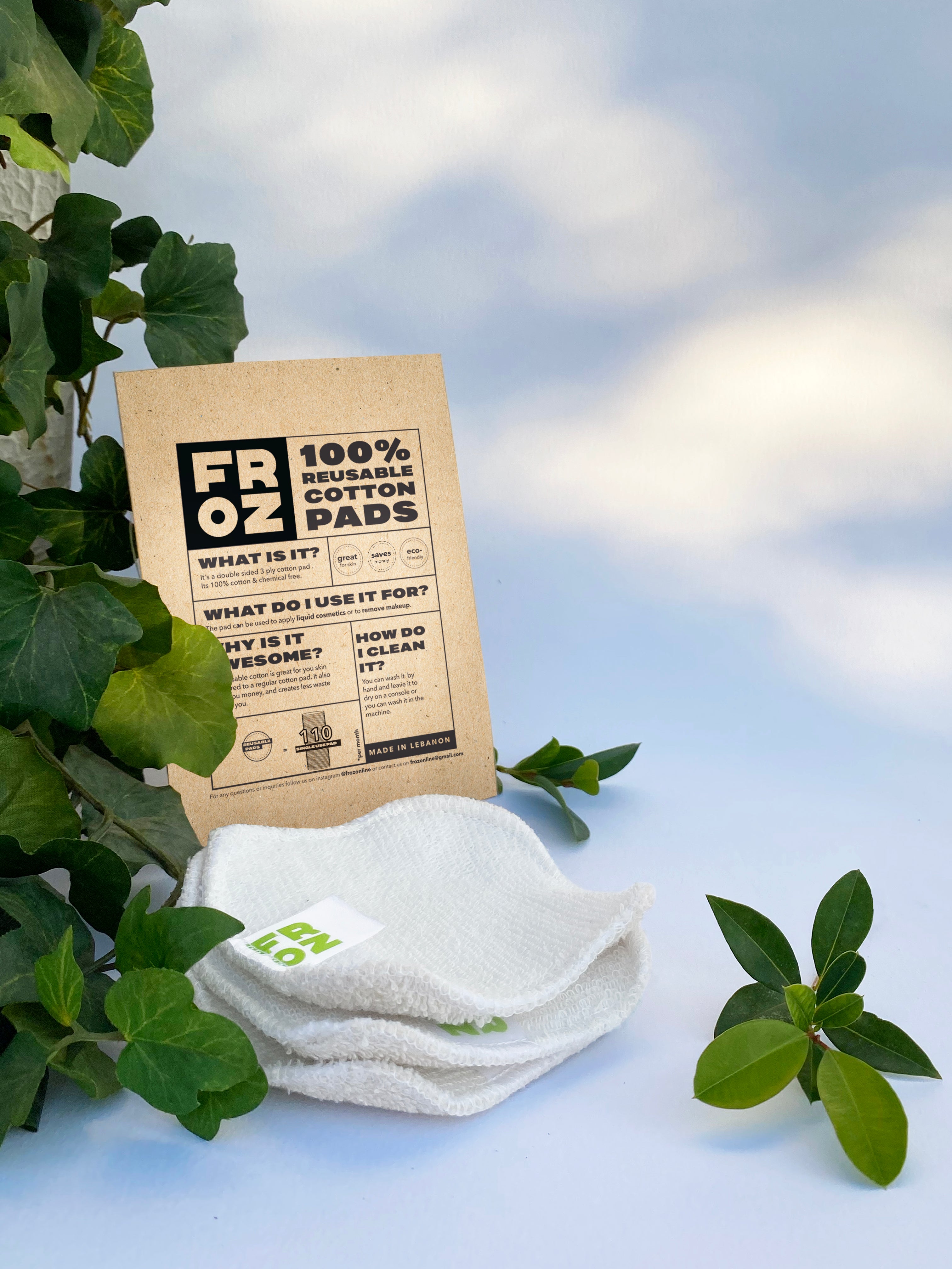 Froz Facial Reusable Cotton Pads