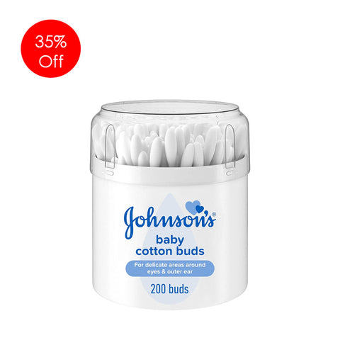 Johnson Baby Cotton Buds 200's 35% OFF