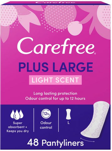 Carefree Large LIGHT SCENT 48s