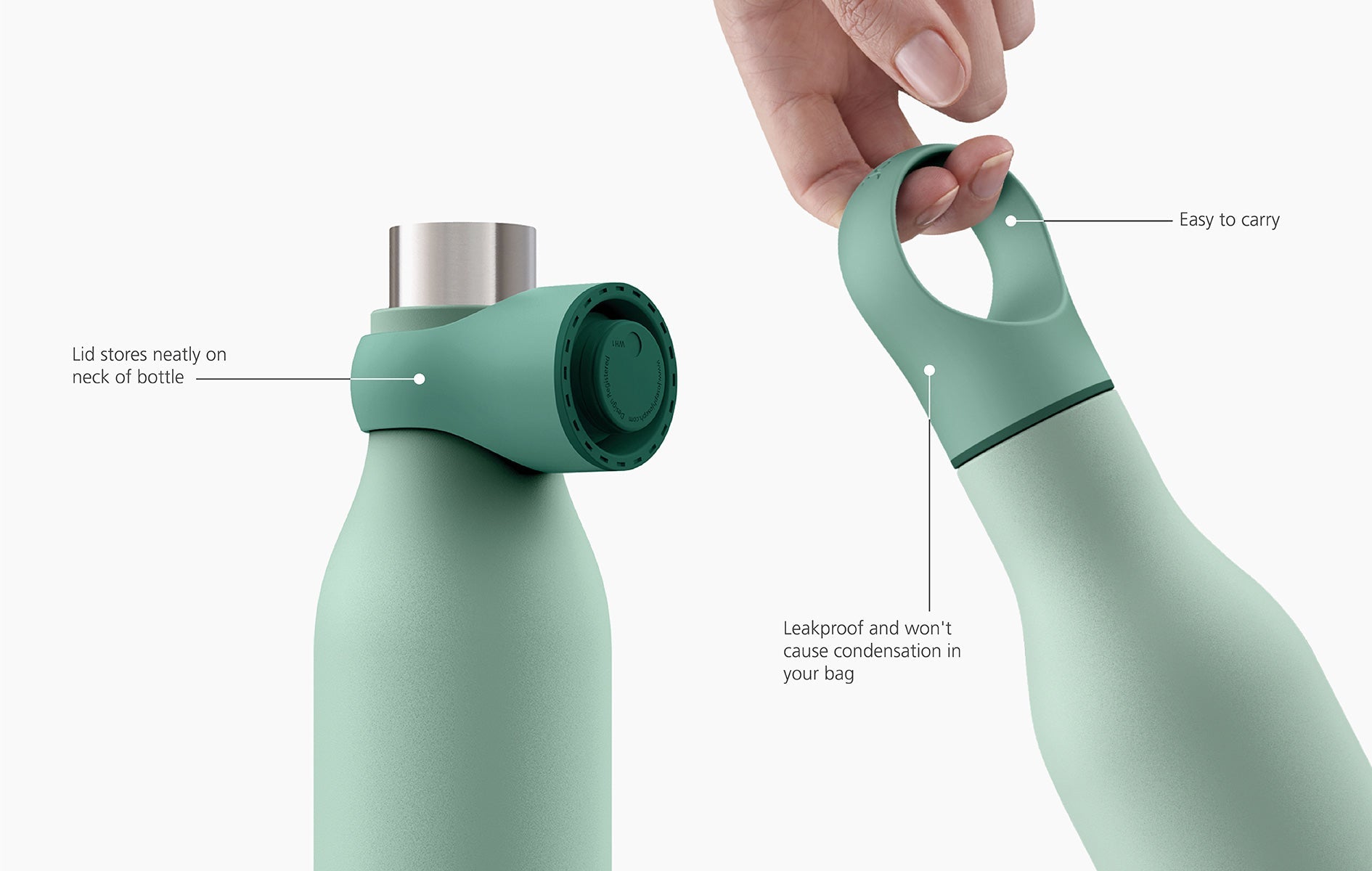 Loop™ 500ml Stainless-steel Vacuum Insulated Water Bottle