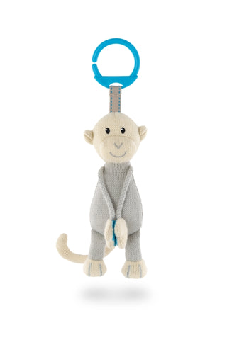 Knitted Hanging Monkey Toy