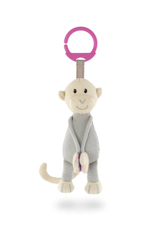 Knitted Hanging Monkey Toy