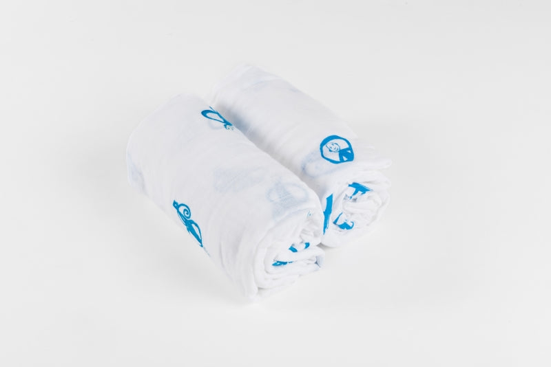 Swaddle 100% Organic Cotton x 2 Pack