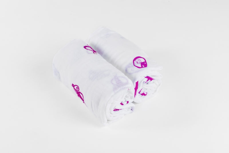 Swaddle 100% Organic Cotton x 2 Pack