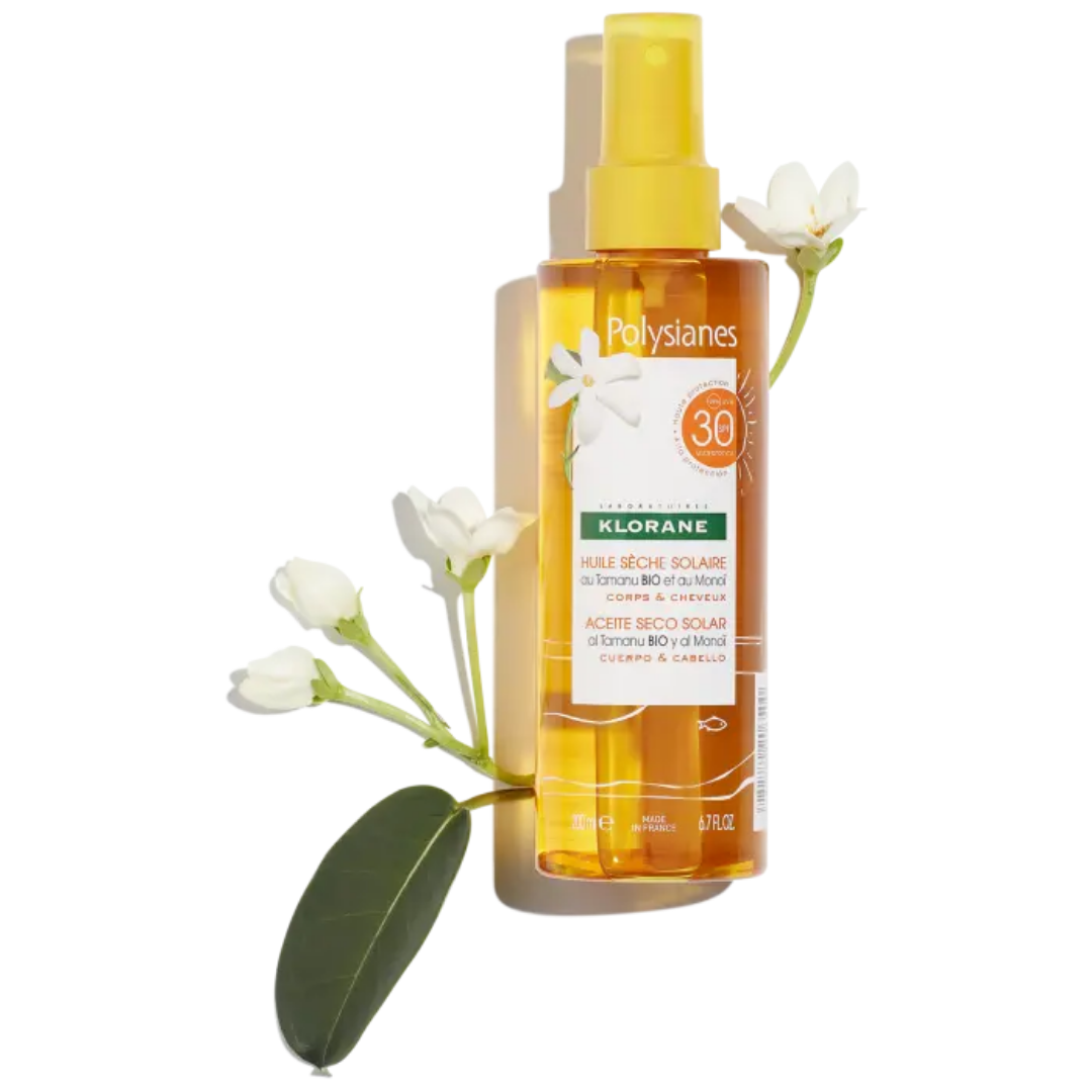 SUN DRY OIL SPF 30 with organic Tamanu & Monoi Body & Hair 200 ml