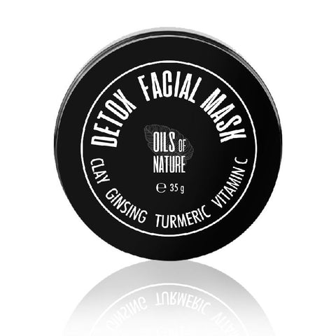 Detox Facial Mask (Clay-Ginsing-Turmeric-Vitamin C) 35g