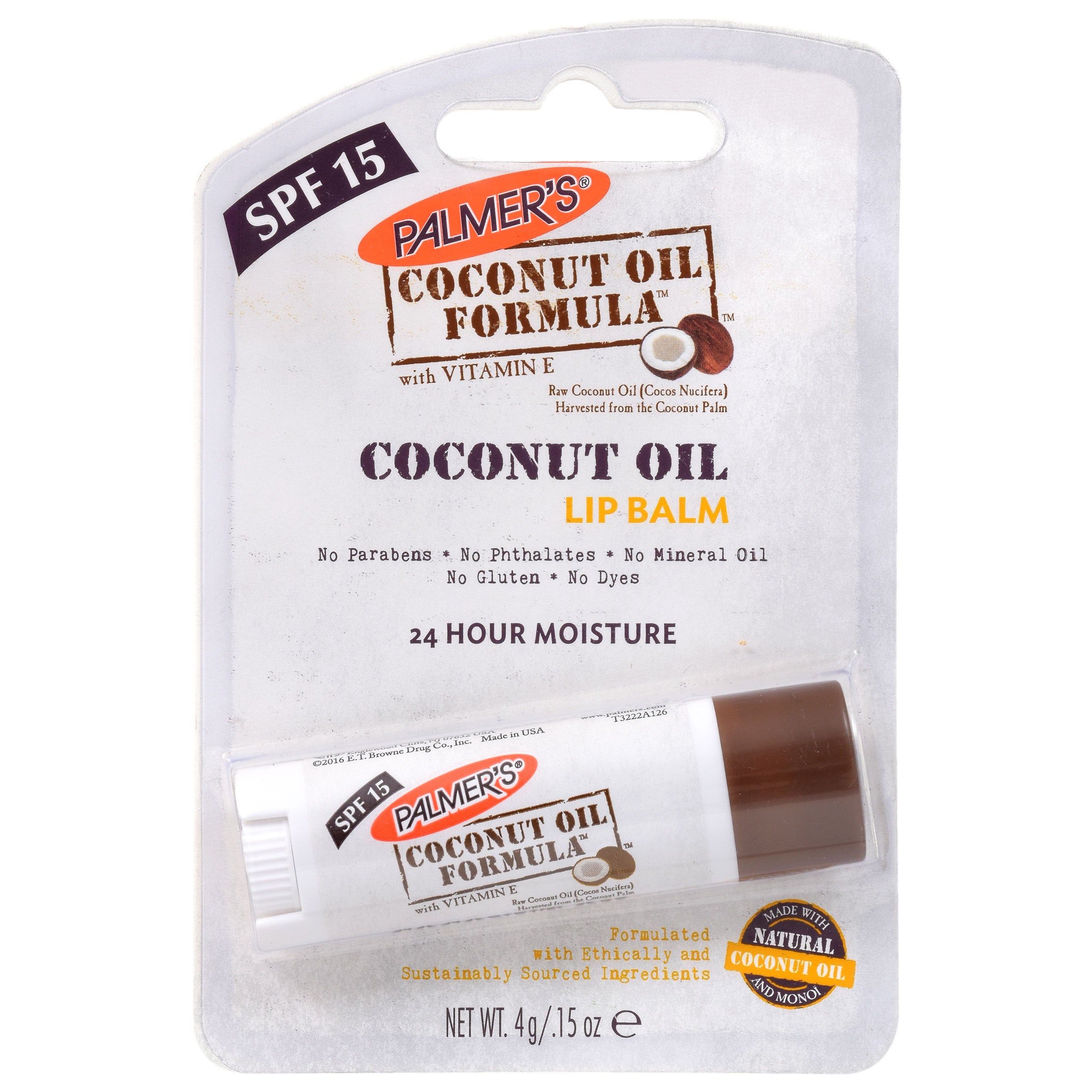 Coconut Oil SPF 15 Lip Balm 4gr
