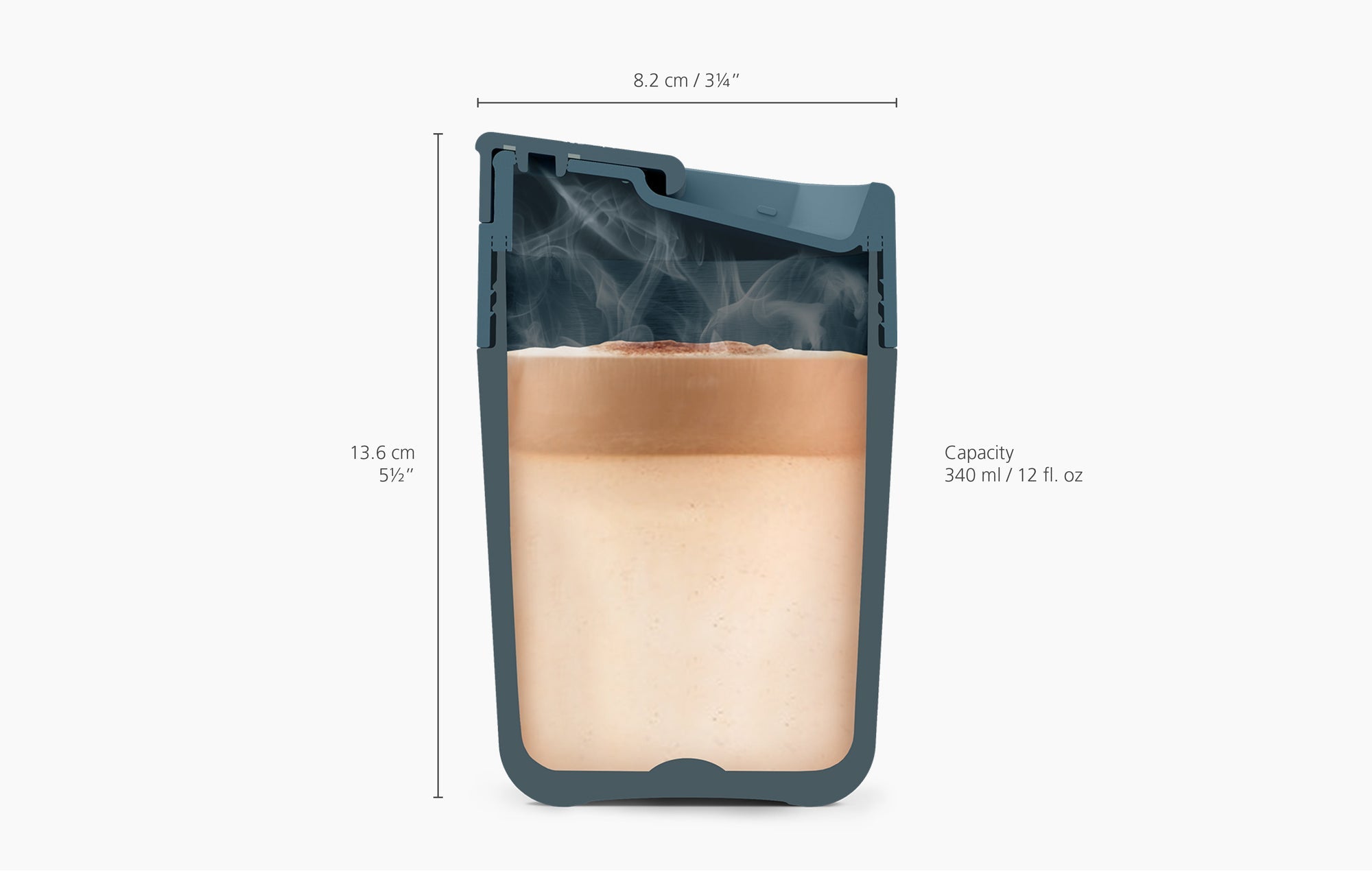 Sipp™ Travel Mug with Hygienic Lid 340ml