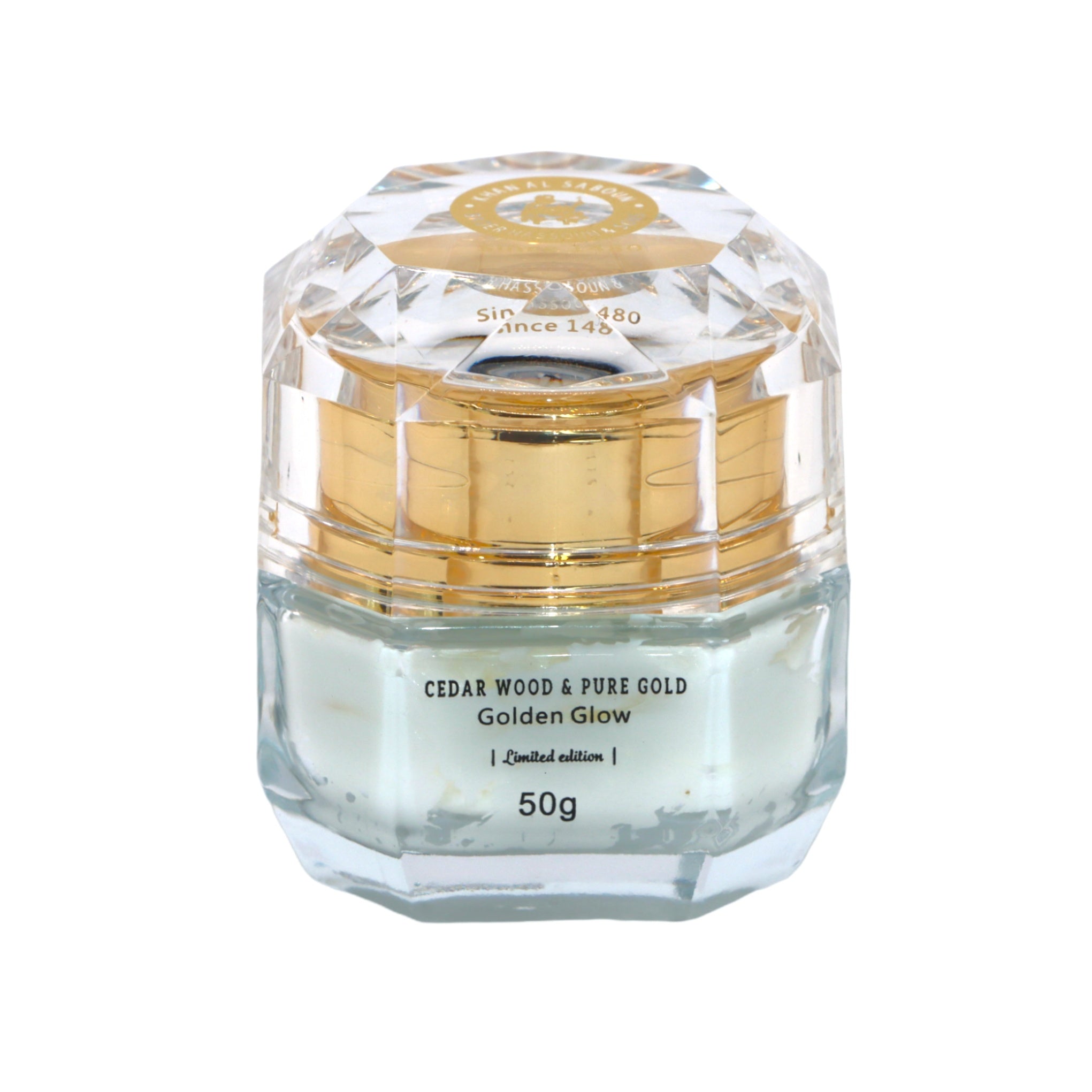 Khan Al Saboun  Golden Glow Day Cream  Cedar Wood & Pure Gold