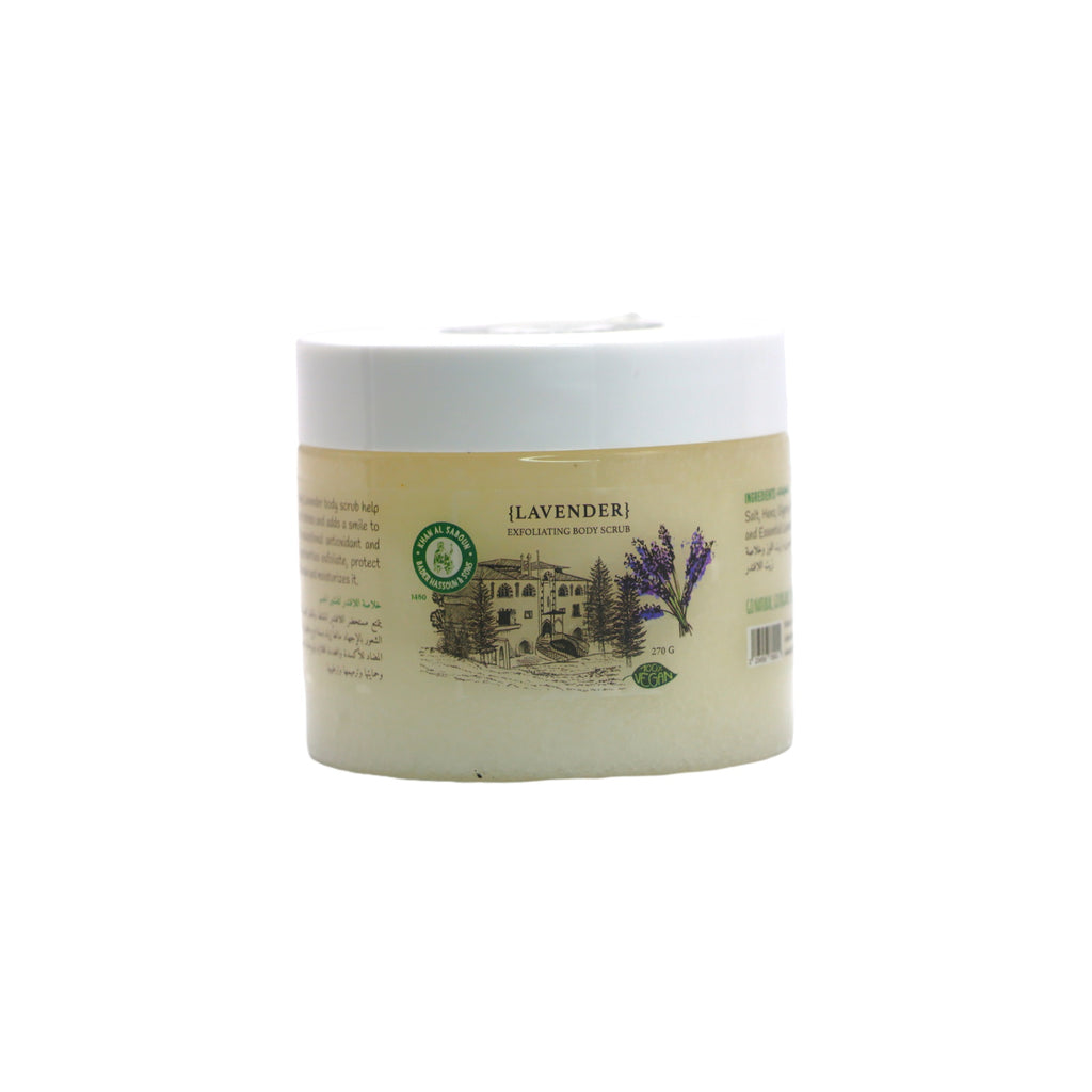 Khan Al Saboun  Exfoliating Scrub  Lavender