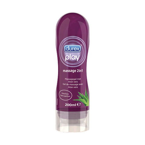 DUREX PLAY MASSAGE 2IN1 INTIMATE LUBE & MASSAGE GEL ALOE VERA 200ML
