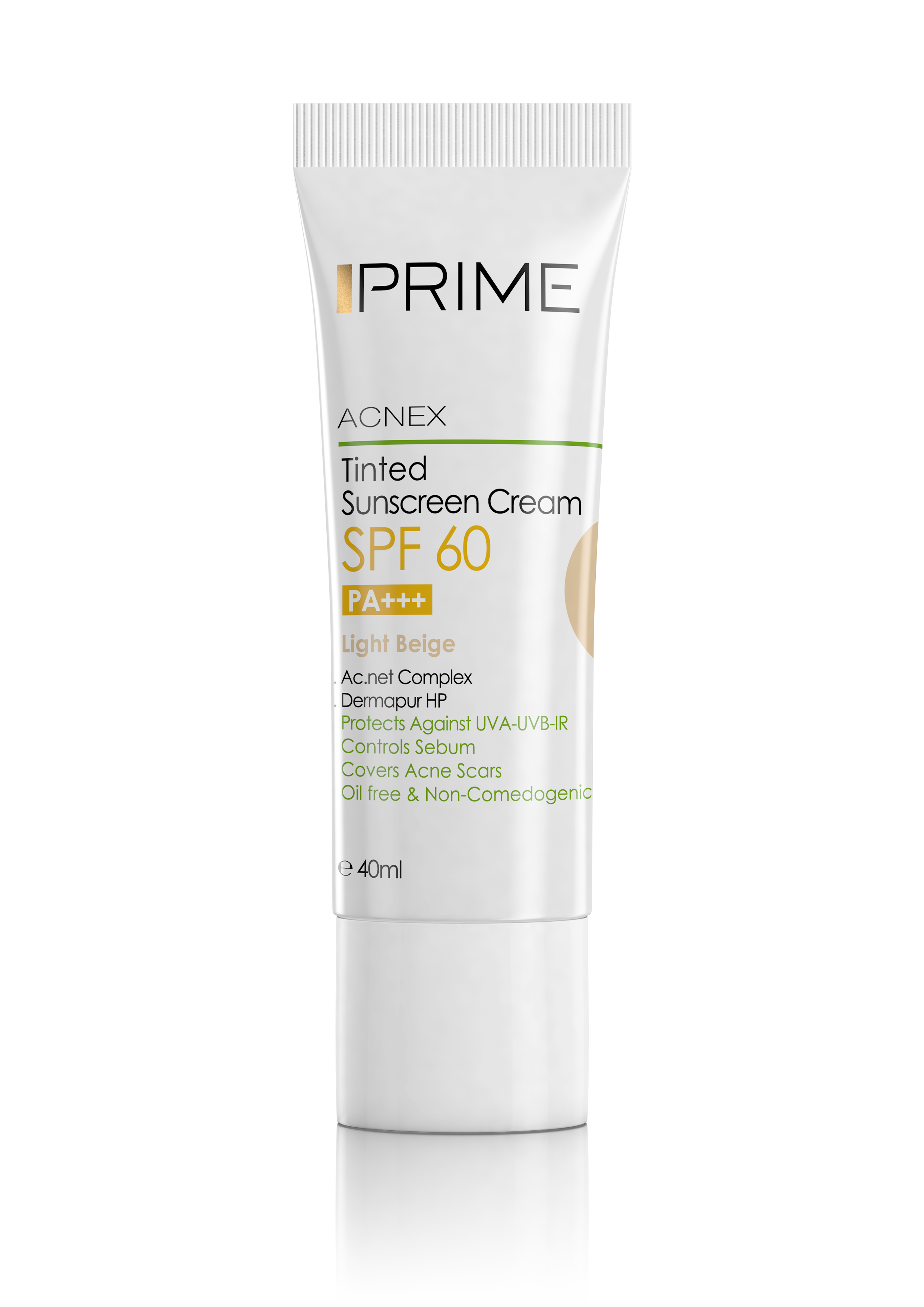 Tinted Sunscreen SPF 60 For Oily Skin 40ml