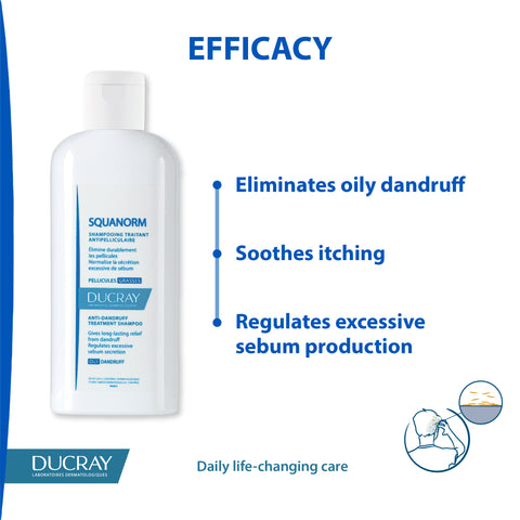 Squanorm Anti-Dandruff Shampoo - Oily Scalp 200ML