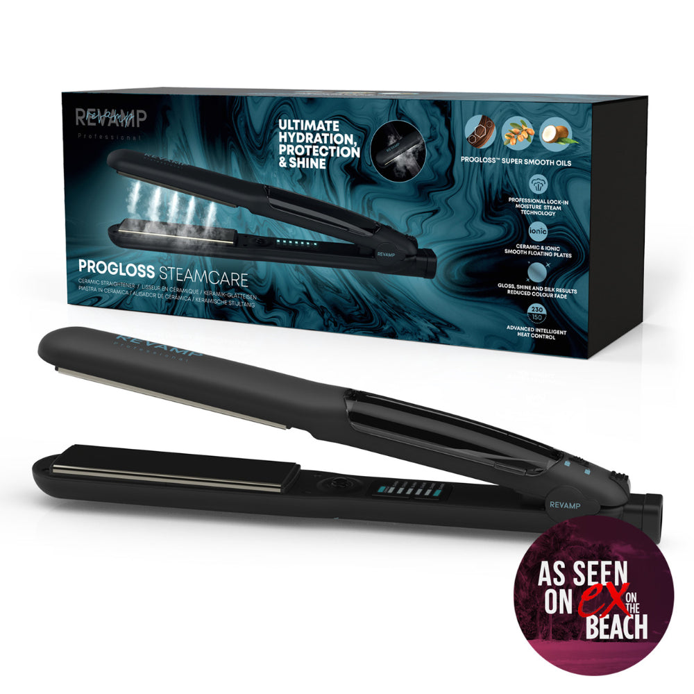 Revamp Progloss Steamcare Ceramic Hair Straightener