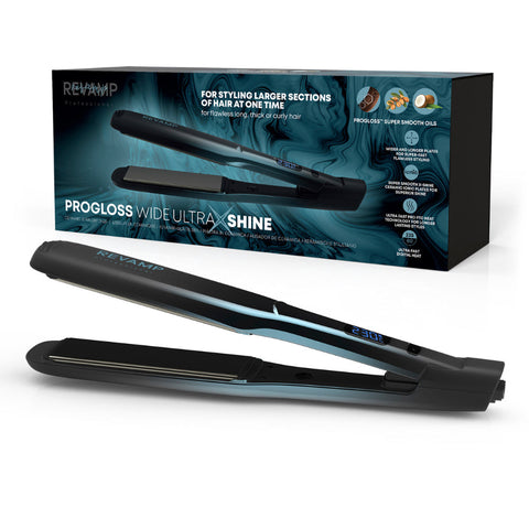 Revamp Progloss Wide Ultra X-Shine Ceramic Hair Straightener