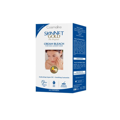 Skinnet Gold Cream Bleach 50+25ml (KIT)