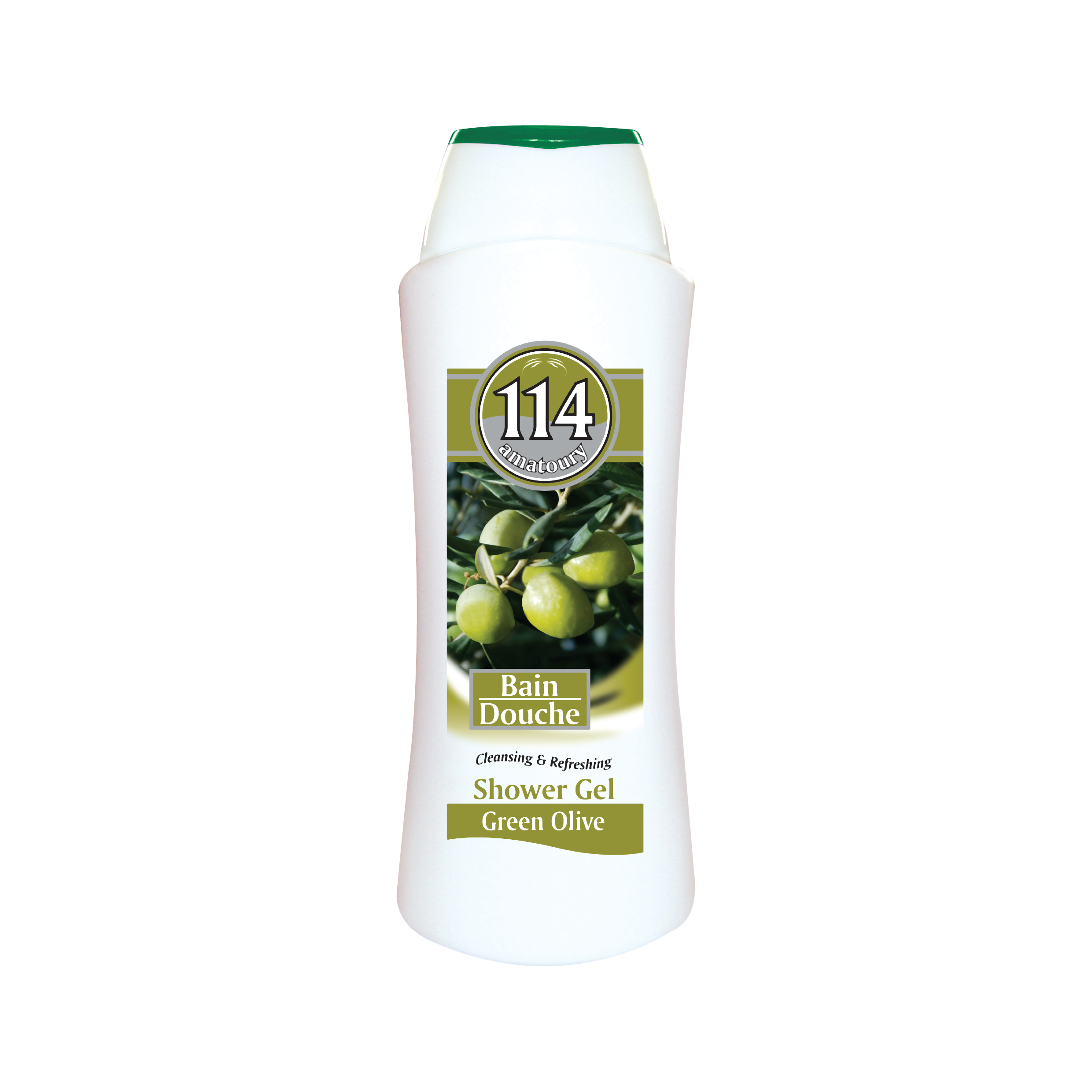 Amatoury Shower Gel Green Olive 750ML