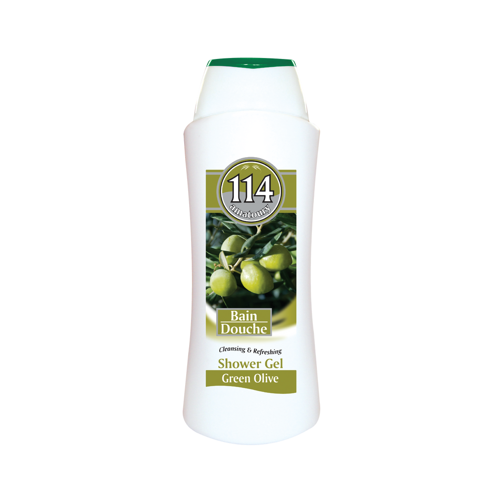 Amatoury Shower Gel Green Olive 750ML