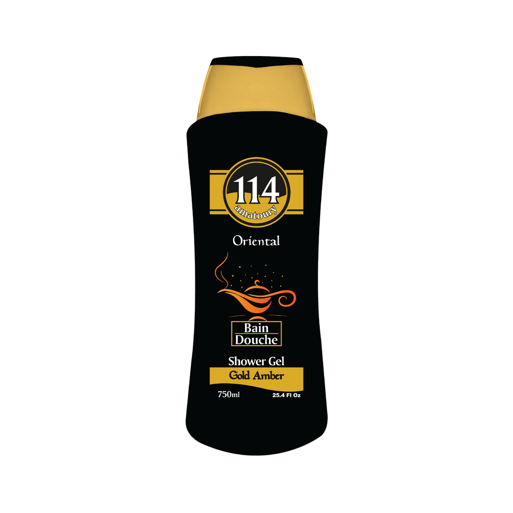 Amatoury Shower Gel Oriental Gold Amber 750ML