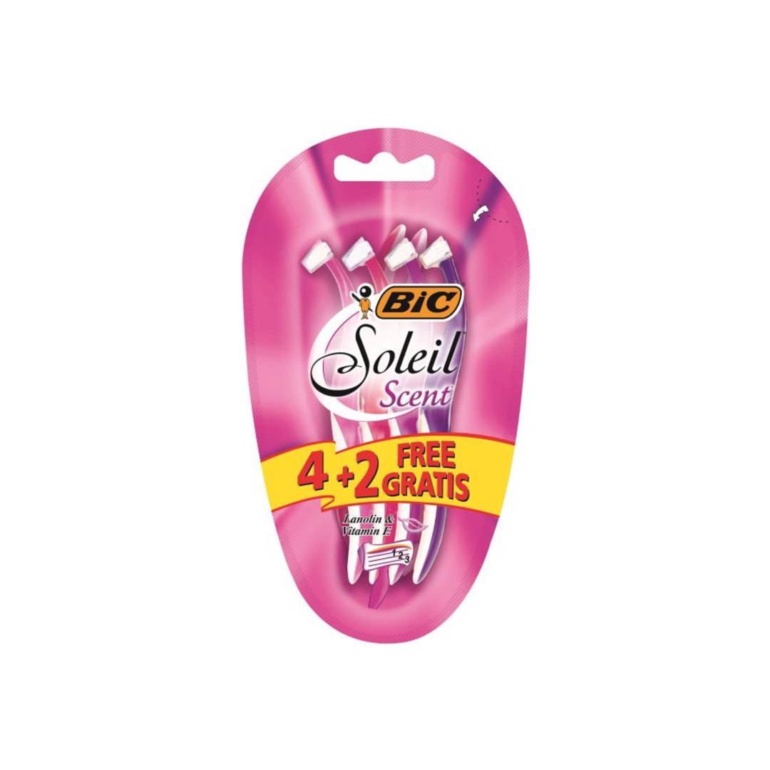Bic Soleil Lady Scent Blister 4+2 Free