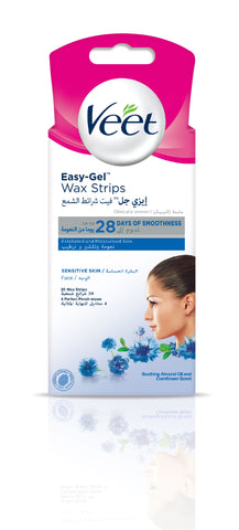 Veet Cold Wax Strips for Sensitive Skin - 20S