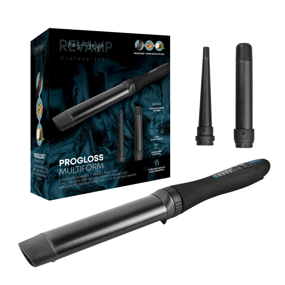 Revamp Progloss Multiform Curl & Waves 3-in-1 Hair Styler