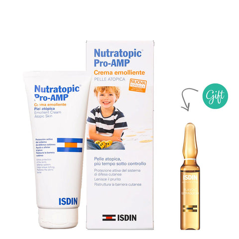 Nutratopic Pro-AMP Emollient Cream 200ML + Flavo-C Ultraglican Ampoule (Gift)