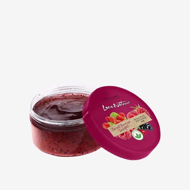 Love Nature Forest Berries Delight Exfoliating Body Scrub Jam 200ml
