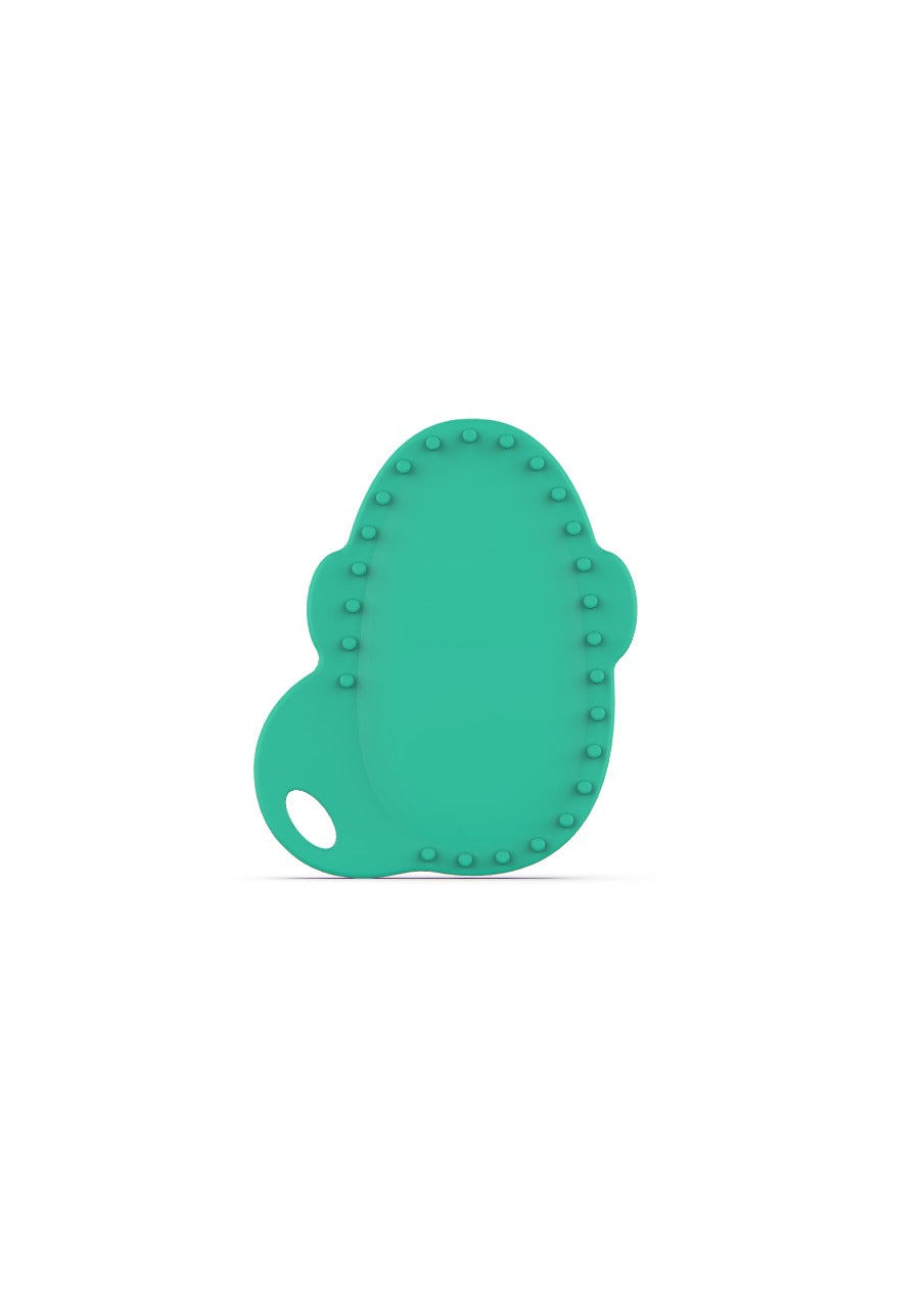 Flat Face Monkey Teether (Green)
