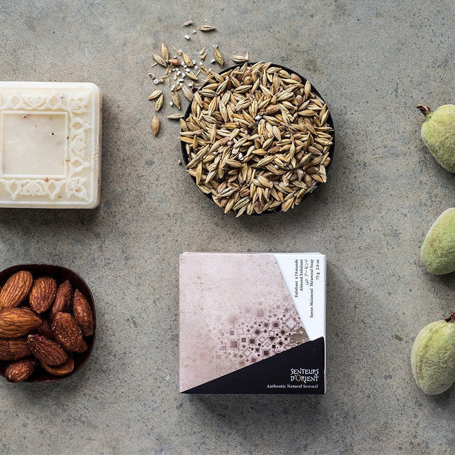 saydaliati_SENTEURS D'ORIENT_Almond Exfoliant Ma'amoul Soap_Ma'amoul Soaps
