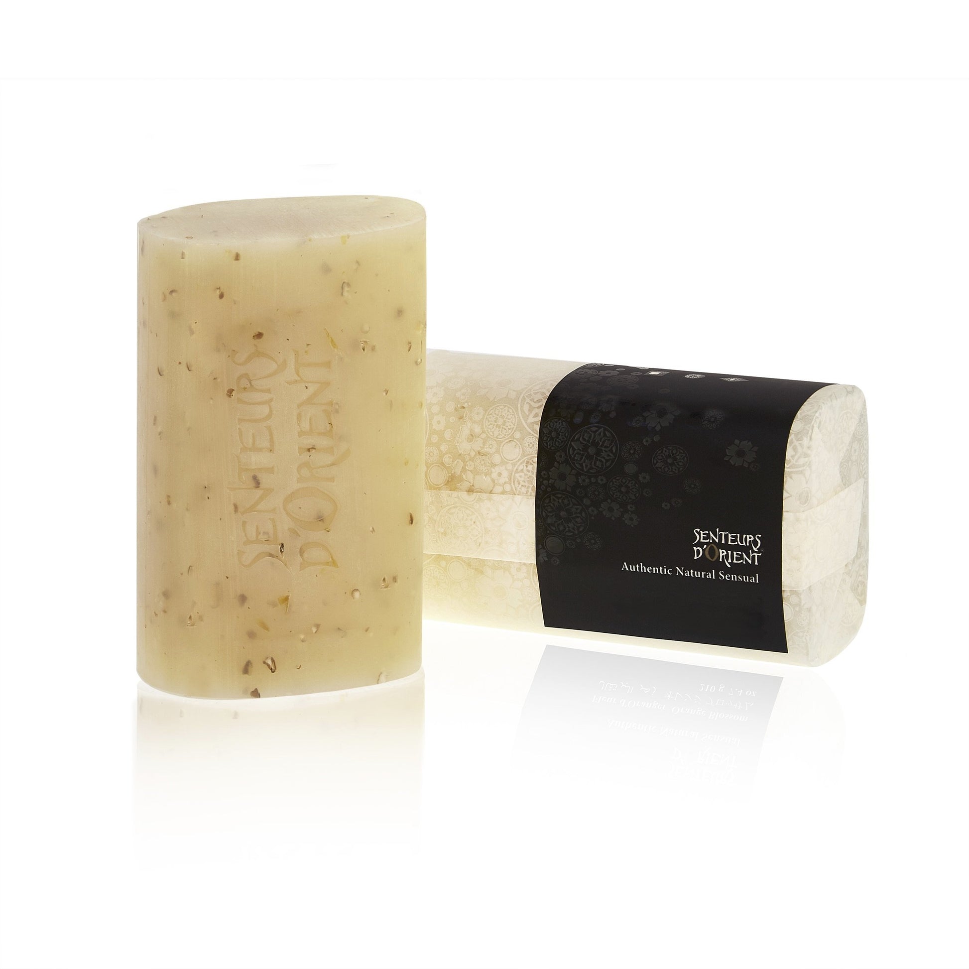 saydaliati_SENTEURS D'ORIENT_Almond Exfoliant Rough-Cut Bar Soap_Bath Soaps