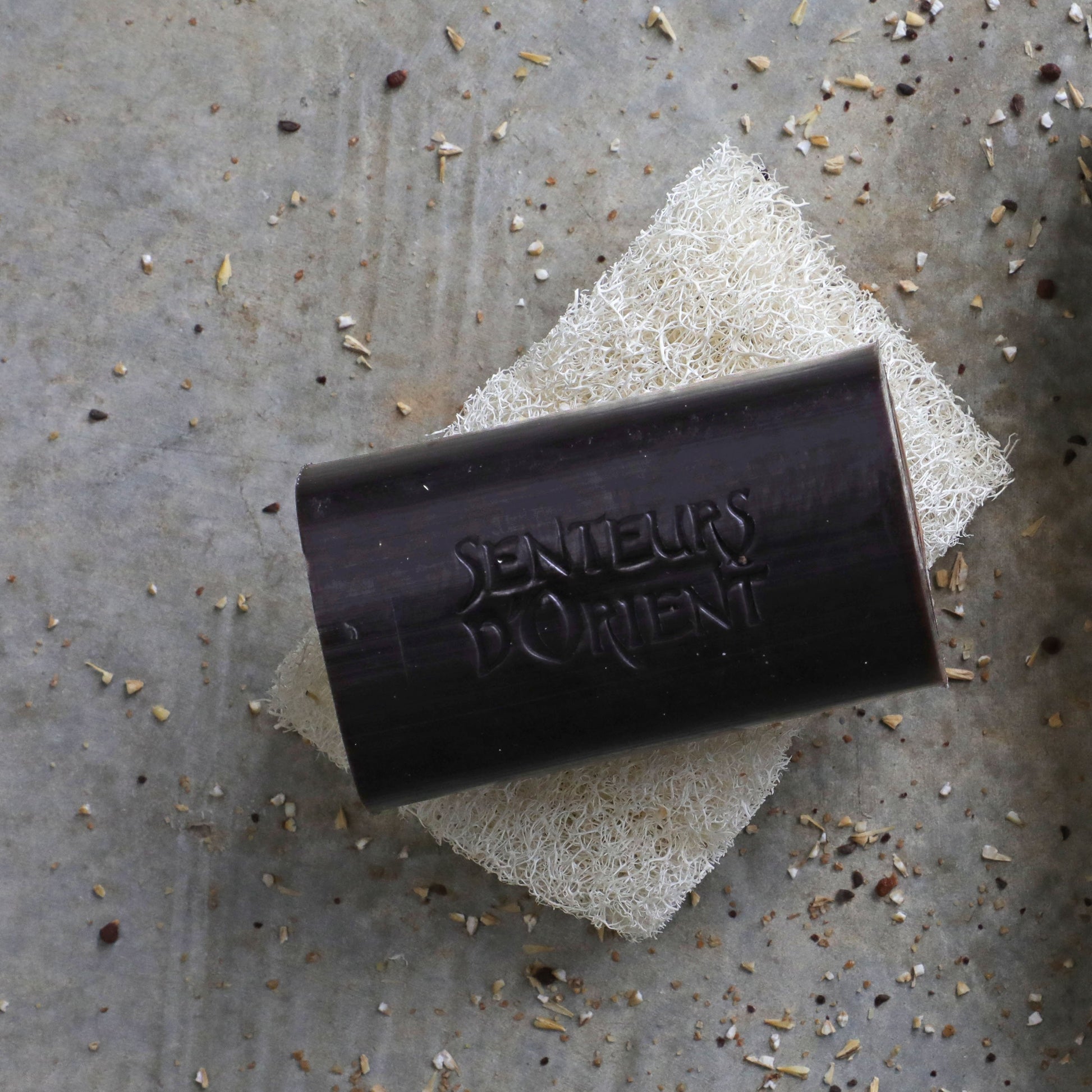 saydaliati_SENTEURS D'ORIENT_Amber Rough-Cut Bar Soap_Bath Soaps