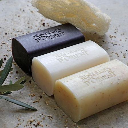 saydaliati_SENTEURS D'ORIENT_Amber Rough-Cut Bar Soap_Bath Soaps