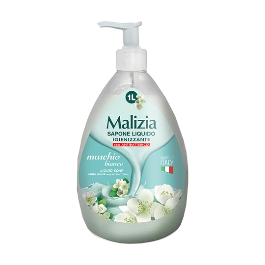 Malizia White Musk Antibacterial Liquid Soap