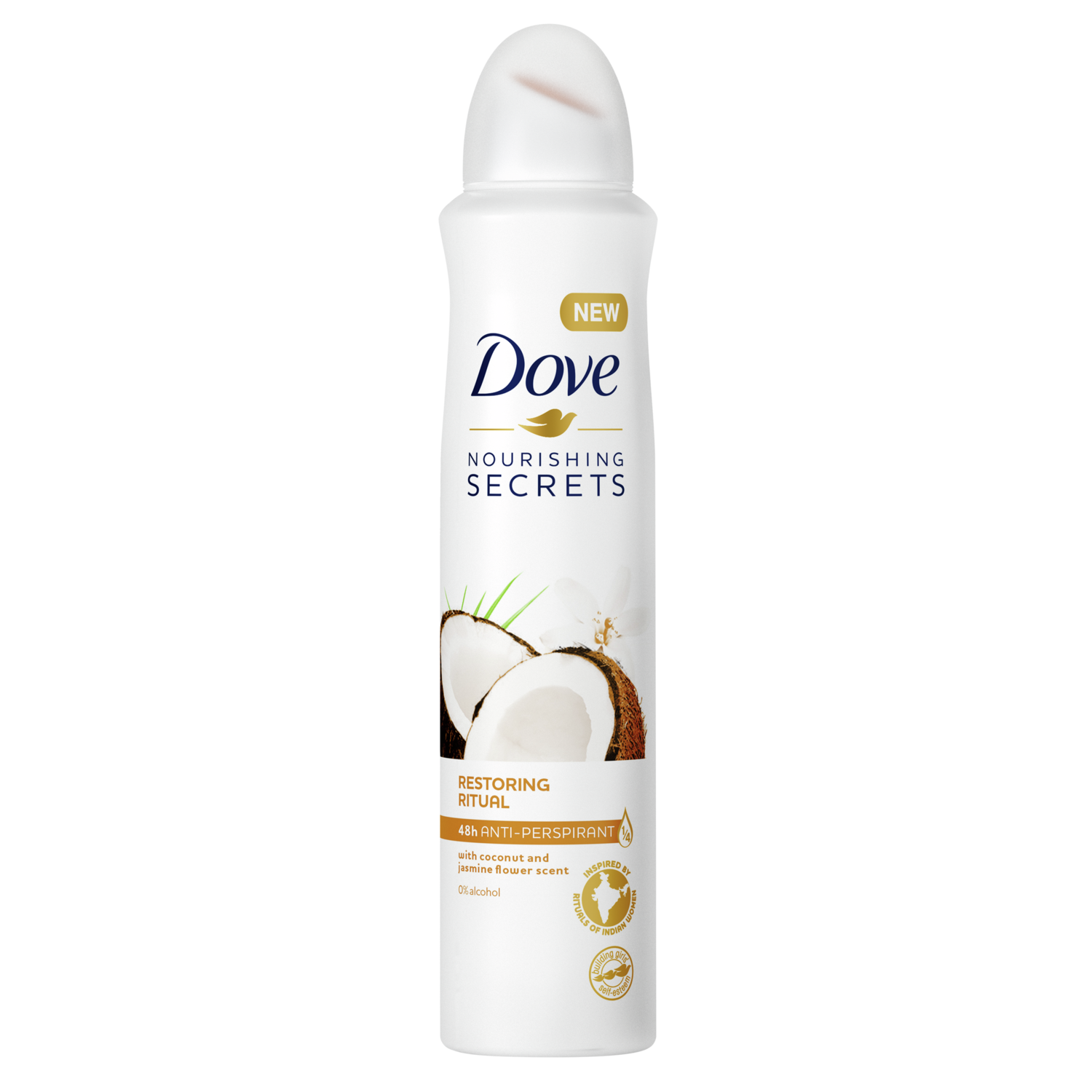 Dove Coconut & Jasmine Antiperspirant Deodorant 150ml