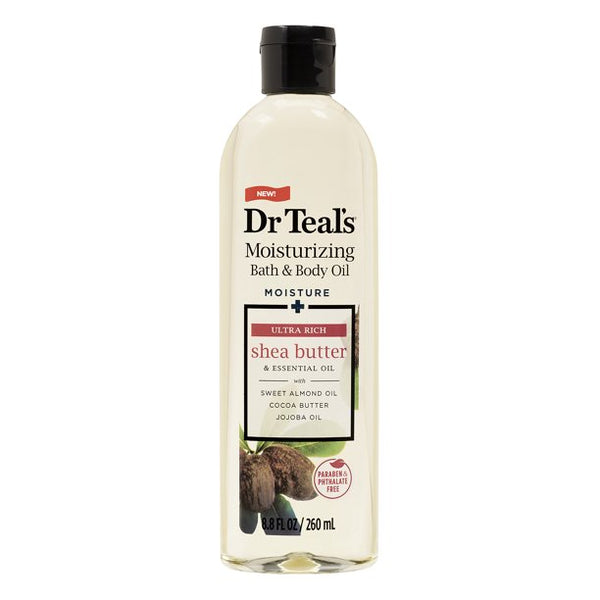 Dr Teal's Shea Butter Moisturizing Bath & Body Oil, 8.8 oz