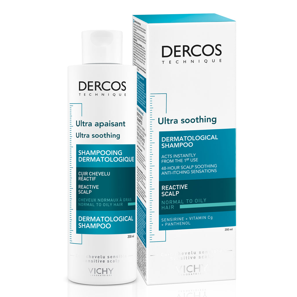 saydaliati_VICHY_Dercos Ultra Soothing Normal To Oily Hair 200ML_Shampoo