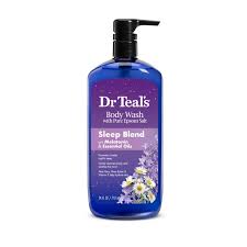 Dr Teal’s Body Wash with Pure Epsom Salt, Sleep Blend with Melatonin, 24 oz