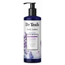 Dr Teal's Moisture and Soothing Lavender Essential Oil Body Lotion, 18 oz