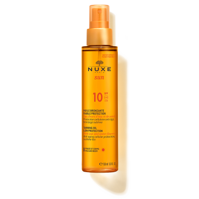 Huile Bronzante Faible Protection SPF 10 Uva-uvb