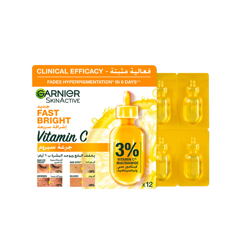 Skin Active Fast Bright Vitamin C Ampoule Serum (12 X 1.5ML)