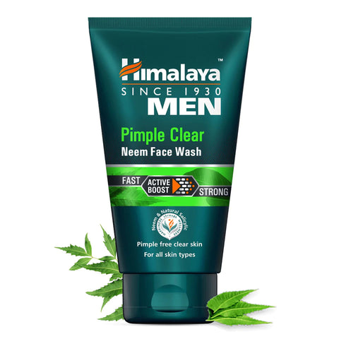 Himalaya Herbals Mens Pimple Clear Neem Face Wash 100ml