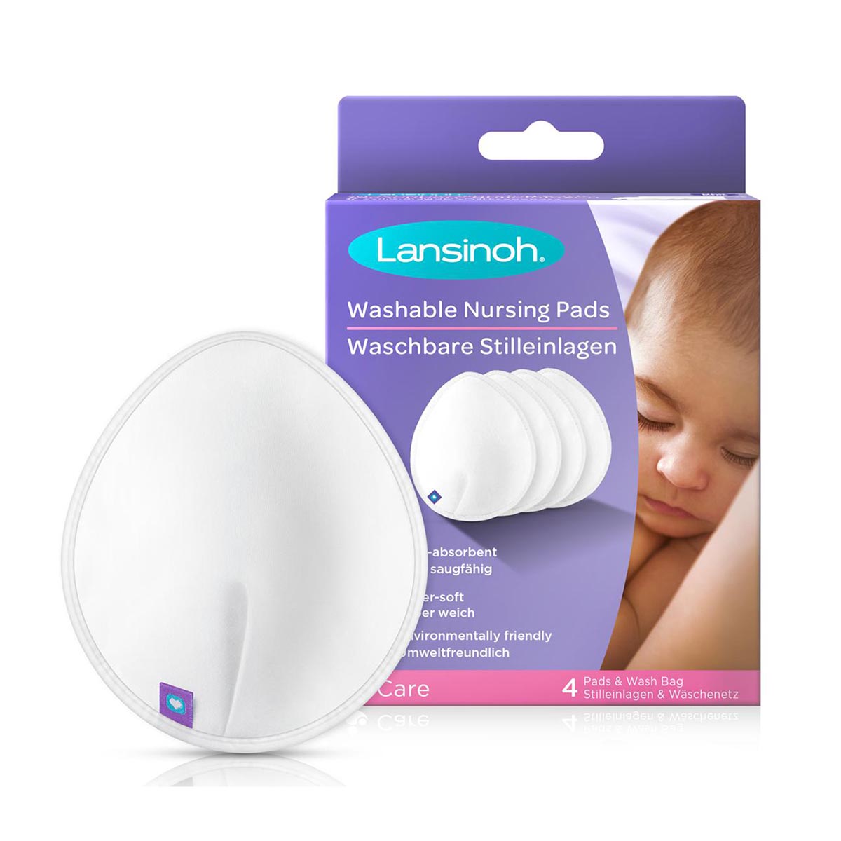Lansinoh Washable Nursing Pads For Breastfeeding